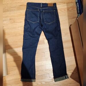 Raleigh Denim Jones cone oak slim straight jeans